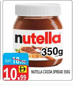 United Hypermarket NUTELLA Chocolate Spread offer