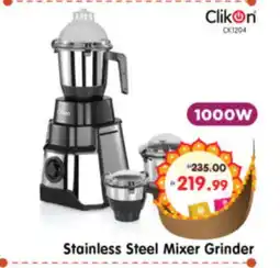Al Madina Hypermarket CLIKON Mixer / Grinder offer