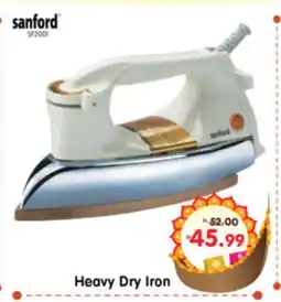 Al Madina Hypermarket SANFORD Ironbox offer