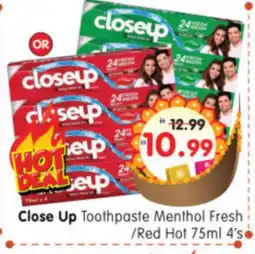 Al Madina Hypermarket CLOSE UP Toothpaste offer