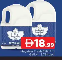Al Madina HAYATNA Fresh Milk offer