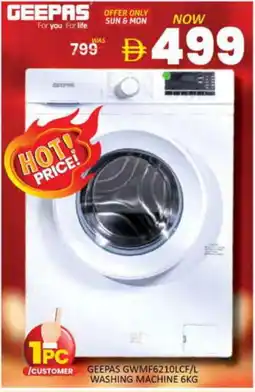 Al Madina GEEPAS Washer / Dryer offer