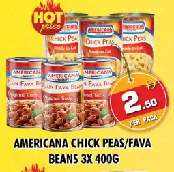 Night to Night Hypermarket AMERICANA Chick Peas offer