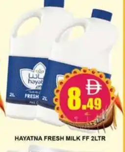 Al Madina HAYATNA Fresh Milk offer