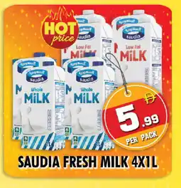 Night to Night Hypermarket SAUDIA Fresh Milk offer