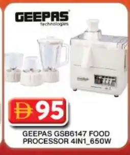 Grand Hyper Market GEEPAS Food Processor offer