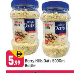 Shaklan BERRY HILLS Oats offer