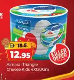 Al Madina ALMARAI Triangle Cheese offer