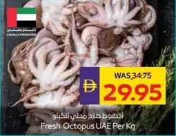 Abu Dhabi Coop Fresh Octopus UAE offer