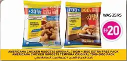 Abu Dhabi Coop Americana chicken nuggets original / americana chicken nuggets tempura original offer