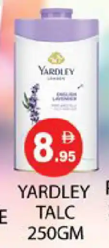 Zain Hypermarket YARDLEY Talcum Powder offer