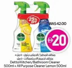 Abu Dhabi Coop Dettol Kitchen / Bathroom Cleaner + All Purpose Cleaner Lemon offer