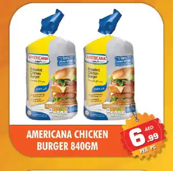Night to Night Hypermarket AMERICANA Chicken Burger offer