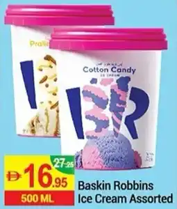 New W Mart Baskin Robbins Ice Cream Assorted offer