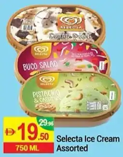 New W Mart Selecta Ice Cream offer