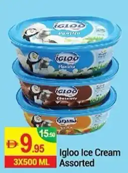 New W Mart Igloo Ice Cream offer