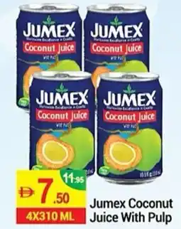 New W Mart Jumex Coconut Juice With Pulp offer