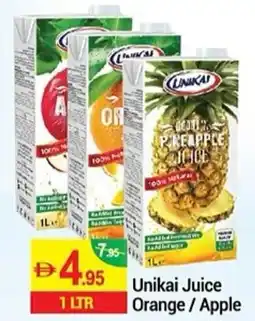 New W Mart Unikai Juice Orange/Apple offer