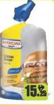 Almaya supermarket Americana Jumbo Chicken Burger pack offer