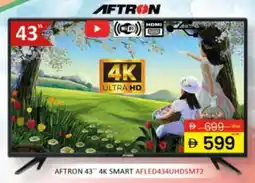 Al Madina Aftron 4k smart AFLED434UHDSMT2 offer