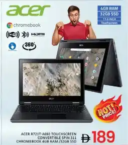 Al Madina Acer R721T-A692 Touchscreen Convertible Spin 311 Chromebook offer