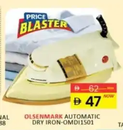 Al Madina Olsenmark Automatic Dry Iron OMDI1501 offer