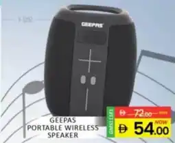 Al Madina Geepas portable wireless speaker offer