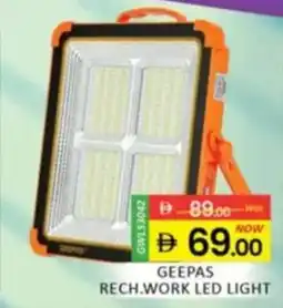 Al Madina Geepas Rech. Work Led Light offer