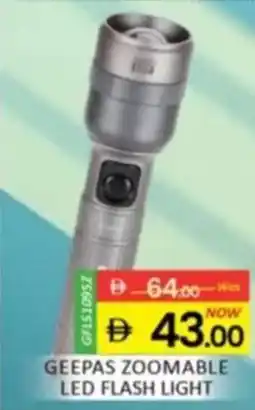 Al Madina Geepas Zoomable Led Flash Light offer