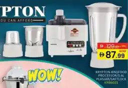 Al Madina Krypton 4-in-1 food processor / Plasjar / Saftlock KNB6021 offer