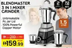 Al Madina Blendmaster 3-in-1 Mixer Grinder offer