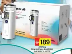Al Madina Omron Mini Air 36 + Portable Mesh Nebulizer offer