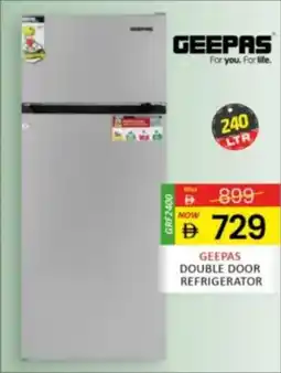 Al Madina Geepas double door refrigerator offer