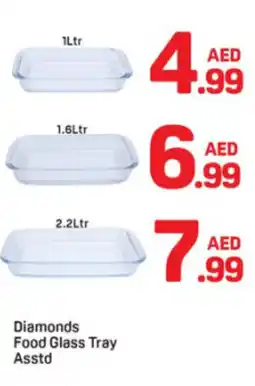 Day To Day Diamonds Food Glass Tray Asstd offer