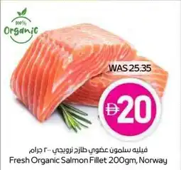 Abu Dhabi Coop Fresh Organic Salmon Fillet offer