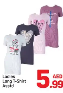 Day To Day Ladies Long T-Shirt Asstd offer