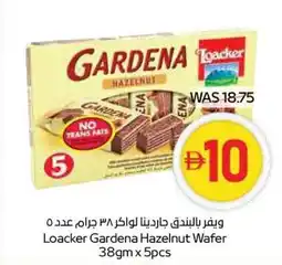 Abu Dhabi Coop Loacker Gardena Hazelnut Wafer offer