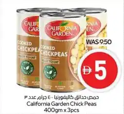 Abu Dhabi Coop California Garden Chick Peas offer