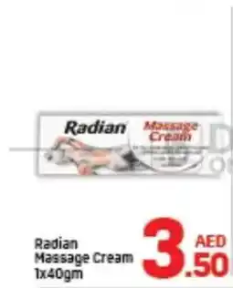 Day To Day Radian massage cream offer
