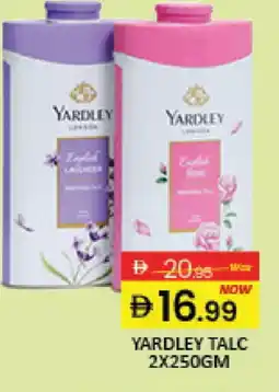 Mango Hypermarket LLC YARDLEY Talcum Powder offer