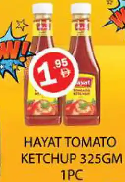 Zain Hypermarket HAYAT Tomato Ketchup offer