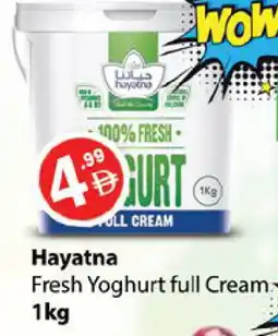 Zain Hypermarket HAYATNA Yoghurt offer