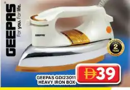Grand Hyper Market GEEPAS Ironbox offer