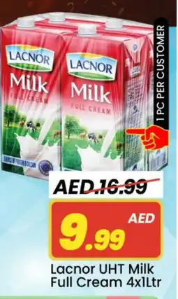 Mark & Save LACNOR Full Cream Milk offer