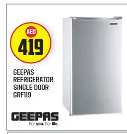 Baniyas Spike Hypermarket GEEPAS Refrigerator offer