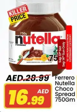 Mark & Save NUTELLA Chocolate Spread offer