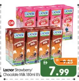 Al Madina Hypermarket LACNOR Flavoured Milk offer