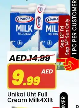 Mark & Save UNIKAI Full Cream Milk offer