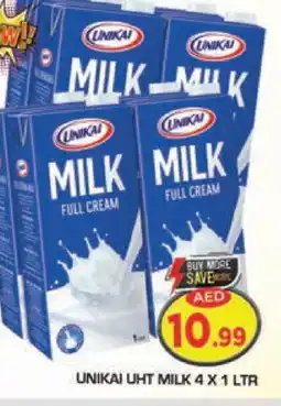 Baniyas Spike Hypermarket UNIKAI Long Life / UHT Milk offer