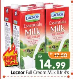 Al Madina Hypermarket LACNOR Full Cream Milk offer